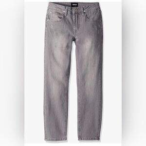 HUDSON Boys Jagger Slim Straight Jean adjustable waist size 12 grey jeans